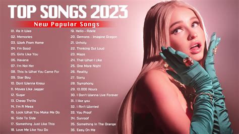 Lastest English Songs 2023 👄Top Songs 2023👄Adele, Maroon 5, Ed Sheeran ...