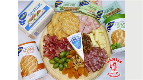 Santis Delicatessen Customizable Cheese And Cold Cuts Platter