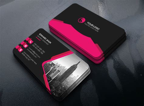 Creative Business Card Free PSD Template – Download PSD