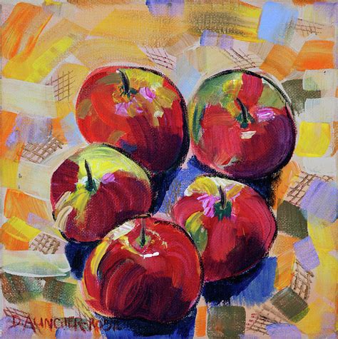 Five Apples Painting by Seeables Visual Arts - Pixels