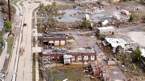 Drone shows scale of Helene damage in Asheville's River Arts District