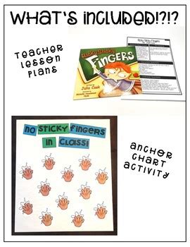 Ricky Sticky Fingers- Behavior Basics Book Club | TpT