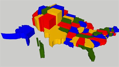 US Elevation Map | 3D Warehouse