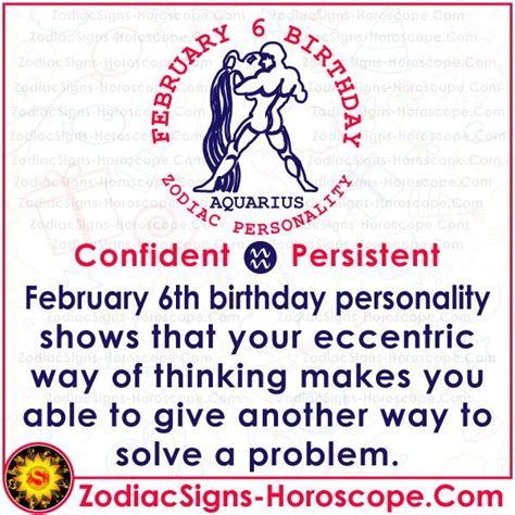 February 6 Zodiac – Complete Birthday Personality and Horoscope ...