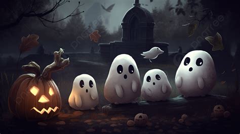 Halloween Ghost Wallpaper 4k 5k Background, Scary Ghosts, Cute Spooky ...