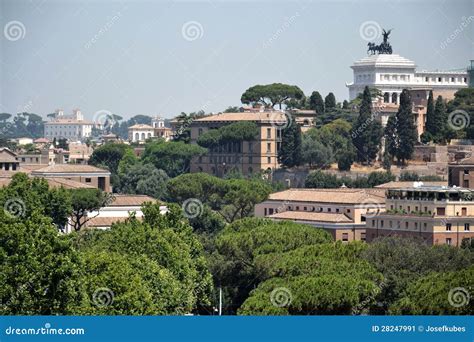 Rome skyline stock image. Image of basilica, capital - 28247991