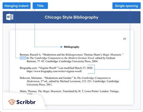 how to write a bibliography for a website chicago style