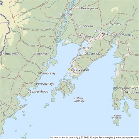 Vladivostok Map