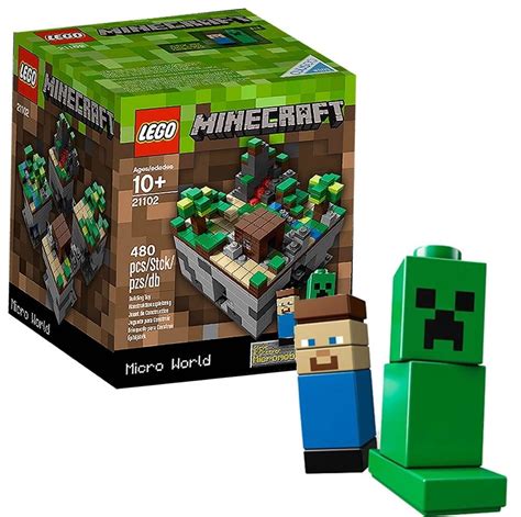 LEGO CUUSOO Minecraft Micro World: The First Night 21102 Steve Creeper ...