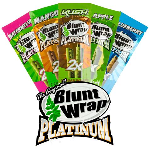 Platinum Blunt Wraps Watermelon Flavored Wraps - Waterbeds 'n' Stuff