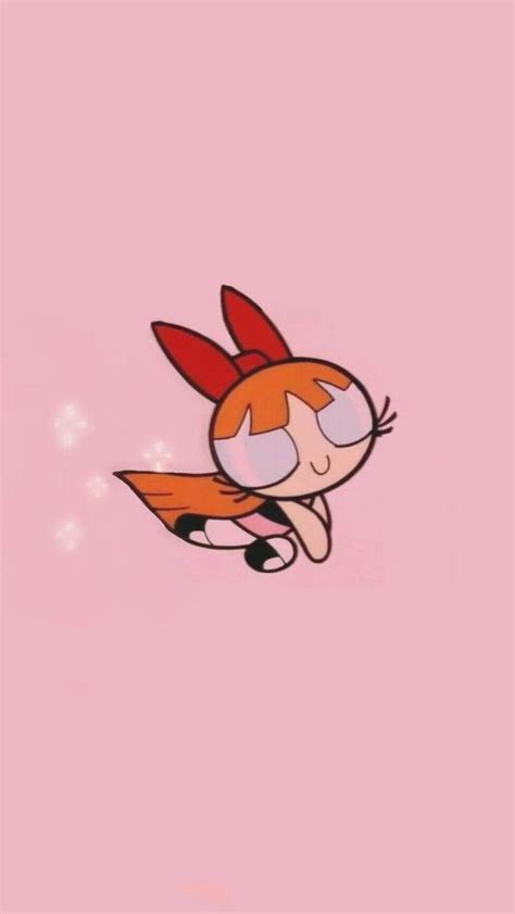 blossom from the powerpuff girls, cute iphone wallpapers, pink ...