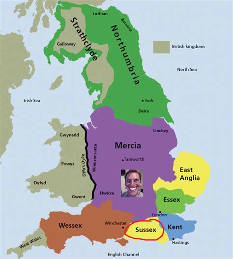 Map of Anglo-Saxon England : r/ShittyMapPorn