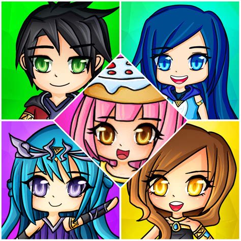 Funneh Coloring Page Itsfunneh And The Krew Coloring Pages Coloring ...