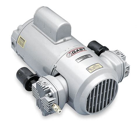 GAST, 0.75 hp, 1 Phase, Piston Air Compressor - 2Z870|5HCD-43-M550NGX ...