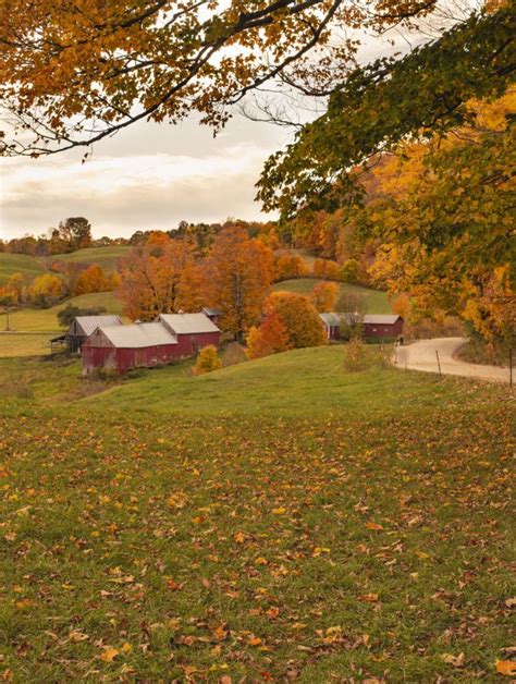 Fall Foliage at a Charming Farm in Woodstock, Vermont | By Georgia ...