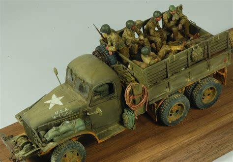 US GMC CCKW-352 Wood Cargo Truck -- Plastic Model Military Vehicle -- 1 ...