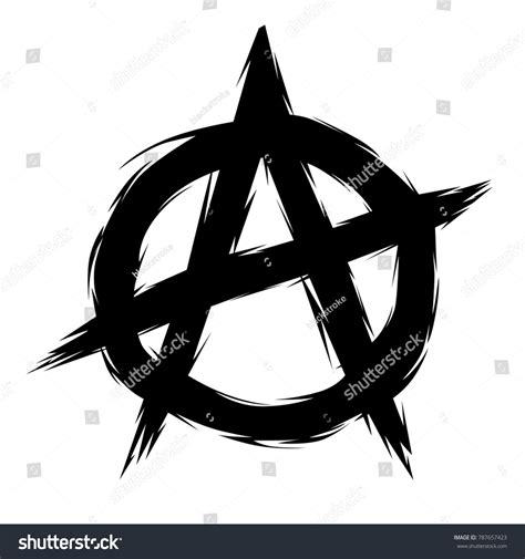 Anarchy Symbol Vector File Stock Vector (Royalty Free) 787657423 ...