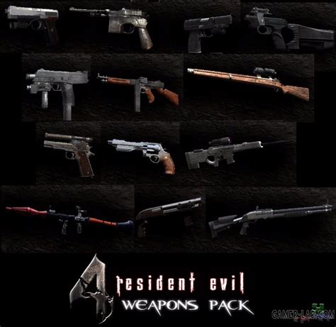 RE4 Weapons Pack - Weapons - Models and Reskins - Resident Evil 5 ...