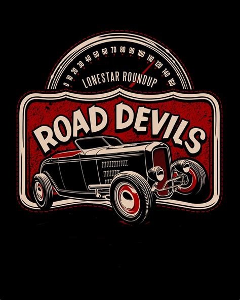 poster Art hot rod rockabilly | Hot rods, Vintage cars, Car art