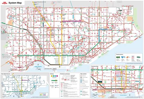 Ttc bus route map - Ttc map bus routes (Canada)