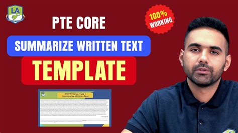 PTE Core Summarize Written Text Template | Tips, Tricks & Strategies ...