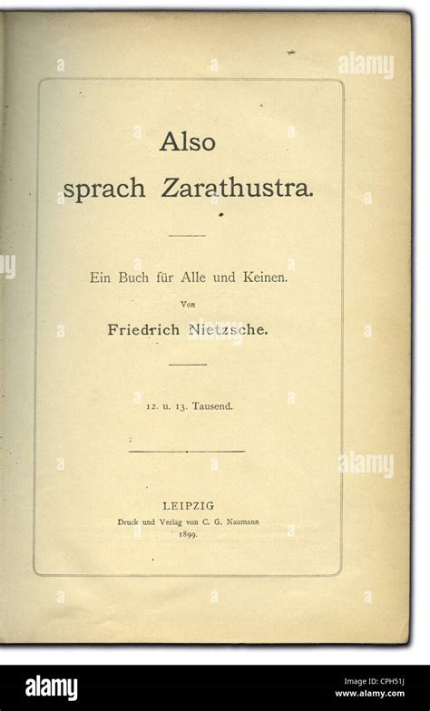 books, Friedrich Nietzsche: "Also sprach Zarathustra" ("Thus Spoke ...