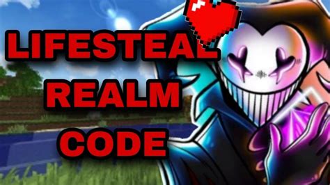 BEST LIFESTEAL REALM CODE FOR BEDROCK EDITION! - YouTube