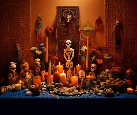 Premium AI Image | Altars or ofrendas