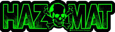 HAZMAT Sticker – Bombero Designs