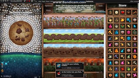 Cookie Clicker Infinite Cookies 11000 Buildings