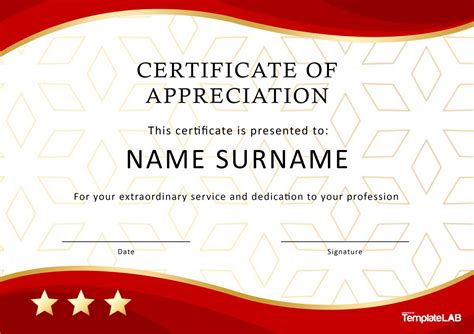 Certificate of Appreciation for Employees Editable Templates | Free ...