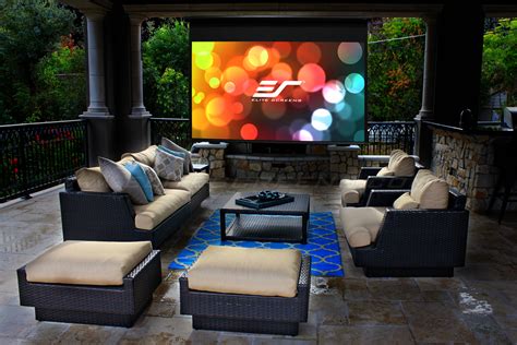 Elite Launches Motorized Retractable Outdoor Projector Screen With 2 ...