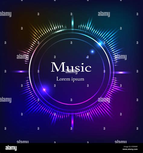 Music background dark blue, gradient stripes of soft light of different ...