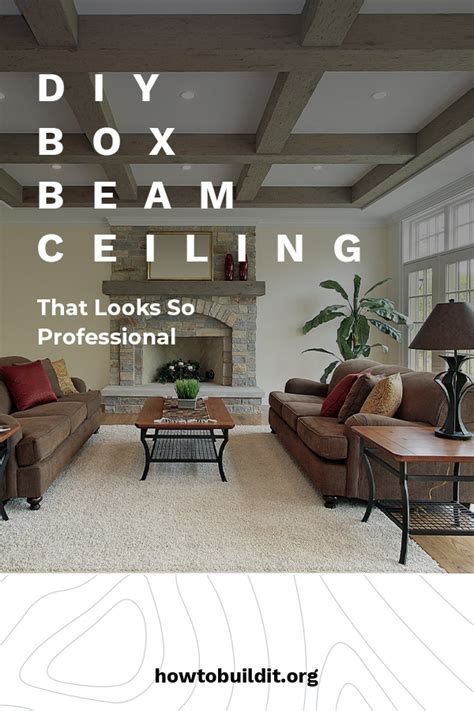 DIY Box Beam Ceiling That Looks So Professional | How To Build It