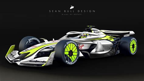 Brawn GP livery on 2021 concept car : formula1