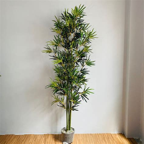 Bamboo Artificial Plant Decoration / Pokok Buluh Hiasan 180cm | Shopee ...