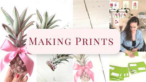 How To Make Art Prints From An Idea To Printing | Kristine Art - YouTube