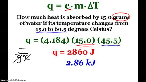 Equation For Calorimetry - Tessshebaylo