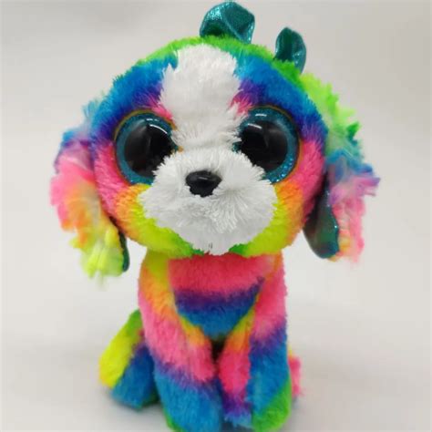 Aliexpress.com : Buy TY BEANIE BOOS 15CM 6inch LOLA Dog colorful dog ...