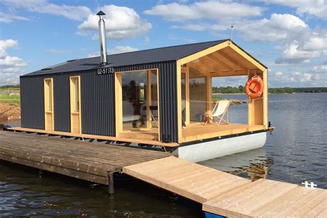 DublDom Houseboat, a modular floating cabin | DublDom | Floating house ...