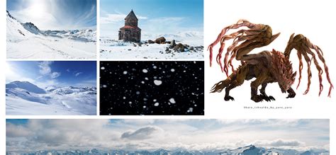 Snow monster on Behance