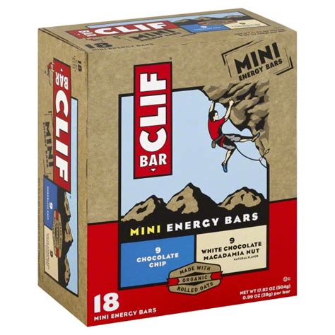 CLIF Bar Mini Energy Bars Variety Pack, 1 oz, 18 count - Walmart.com