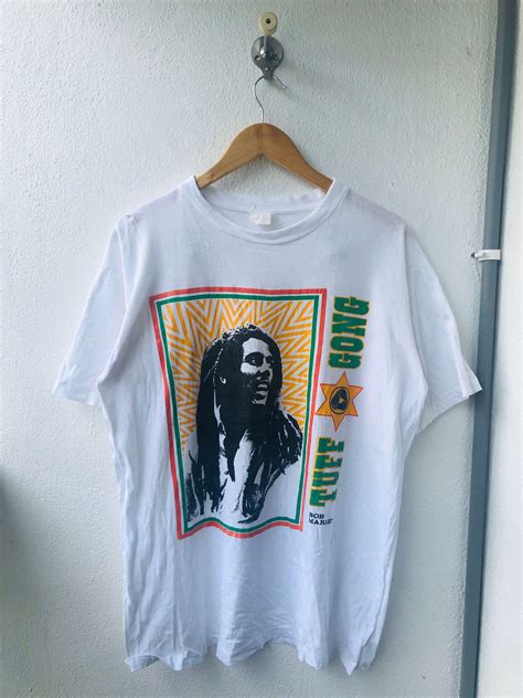 Vintage Original late 80's Bob Marley Tuff Gong | Etsy | Oversized ...