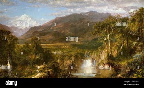 Heart of the Andes, 1859 Stock Photo - Alamy