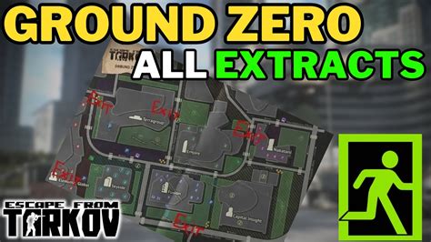 All PMC Extracts On Ground Zero (new map) #escapefromtarkov #wipe - YouTube