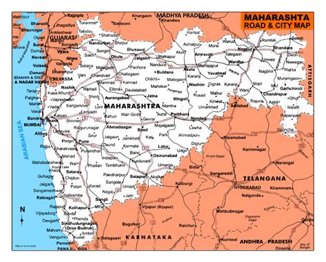 Maharashtra Map PDF Format Download - Infoandopinion