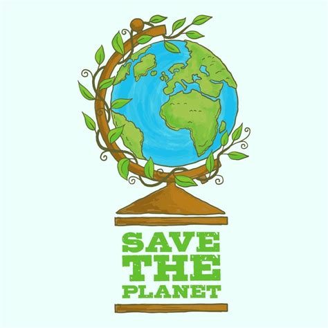 Save our planet earth poster 1967258 Vector Art at Vecteezy