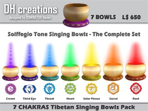 7 Chakras SINGING BOWLS Complete Set | Singing bowls, Chakra, 7 chakras