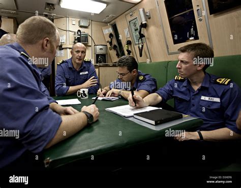 Crew meeting on Nuclear Submarine HMS Talent Stock Photo - Alamy