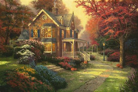 Victorian Autumn | Thomas Kinkade Studios | Thomas kinkade paintings ...